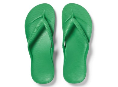 Archies Arch Support Thongs Kelly Green